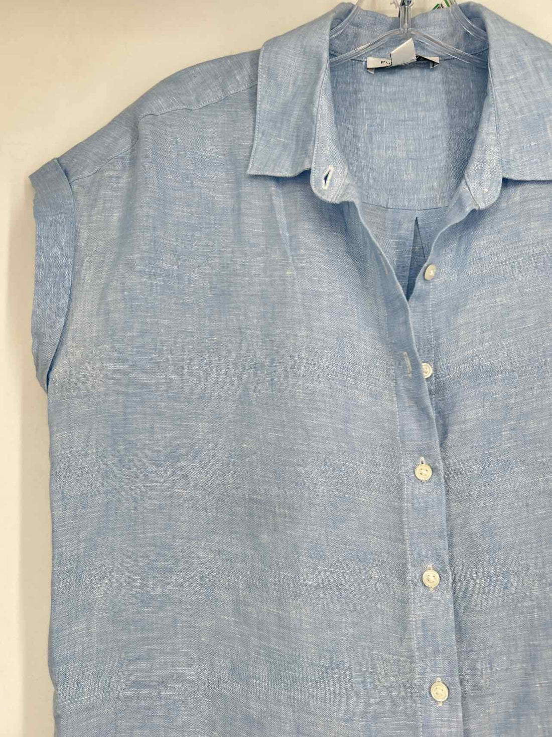 Pure Navy Size M Light Blue Linen Multi-Piece Set