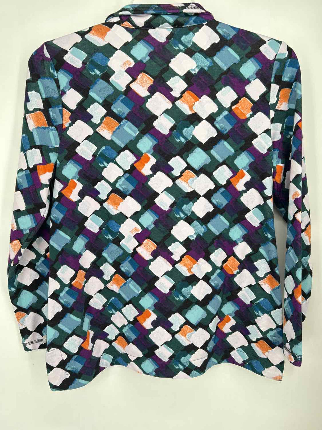 T By Talbots Size LP Green Multi Sweatshirt