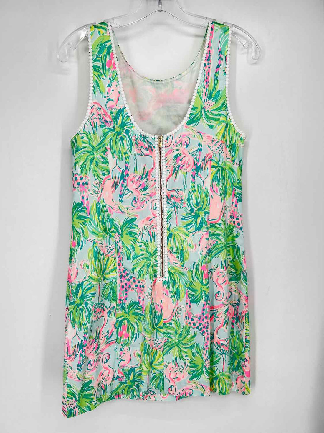 Lilly Pulitzer 8 Light Blue Print Sleeveless Lilly Pulitzer Dress