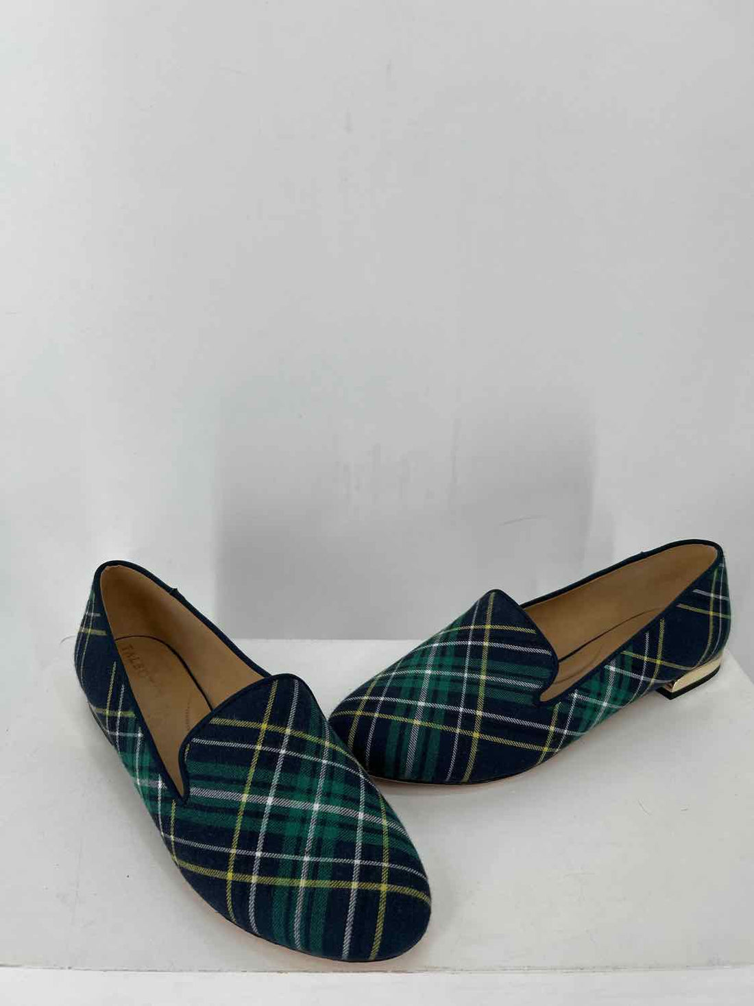 Talbots 8 Green Plaid Holiday