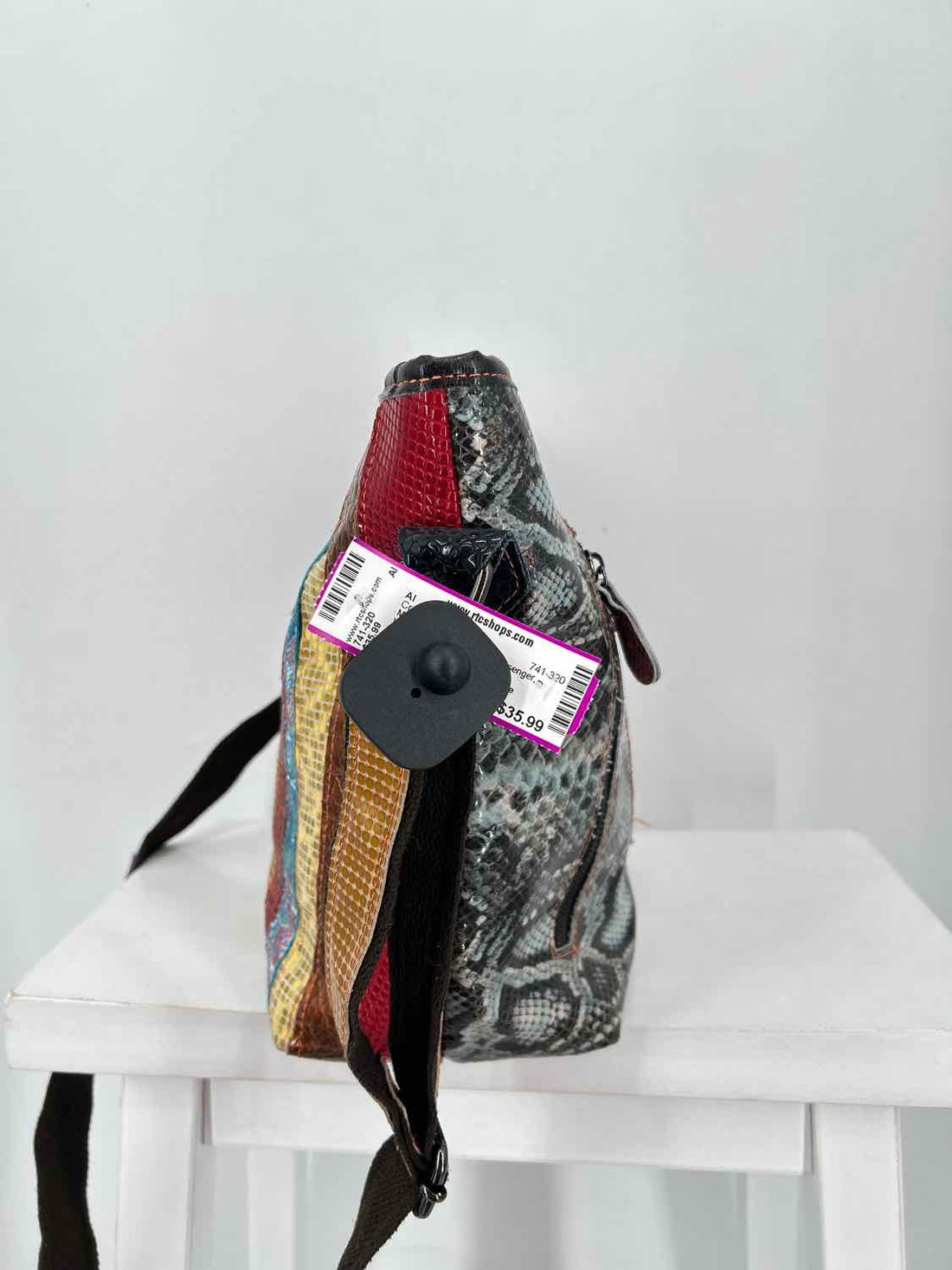 Treska Multi Color Leather Crossbody