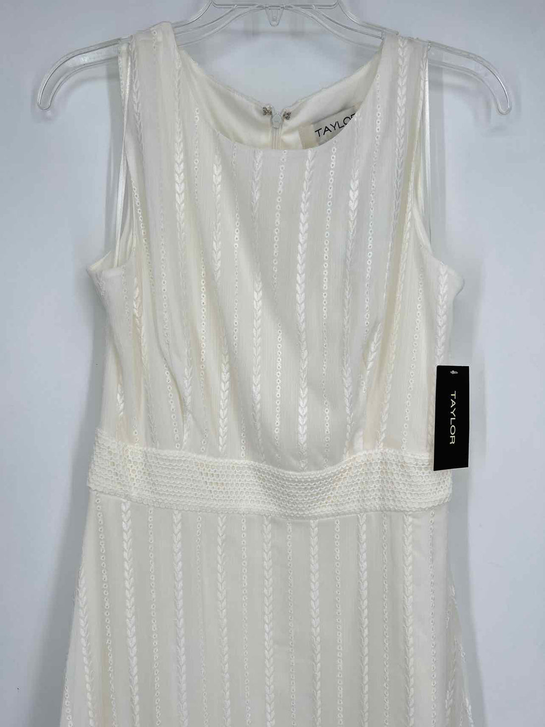 Taylor Size 12 White Eyelet Dress