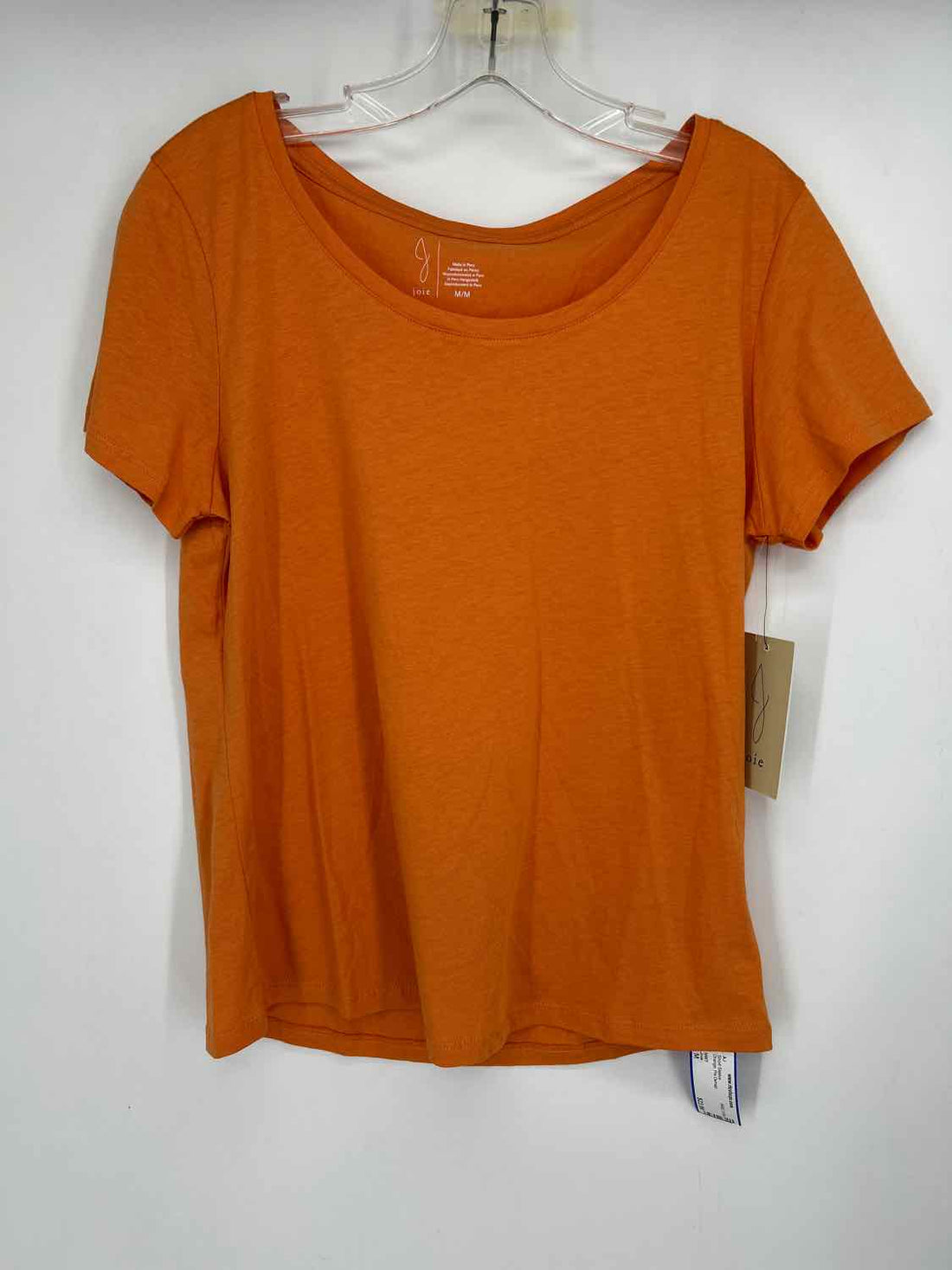 Joie Size M Orange Short Sleeve