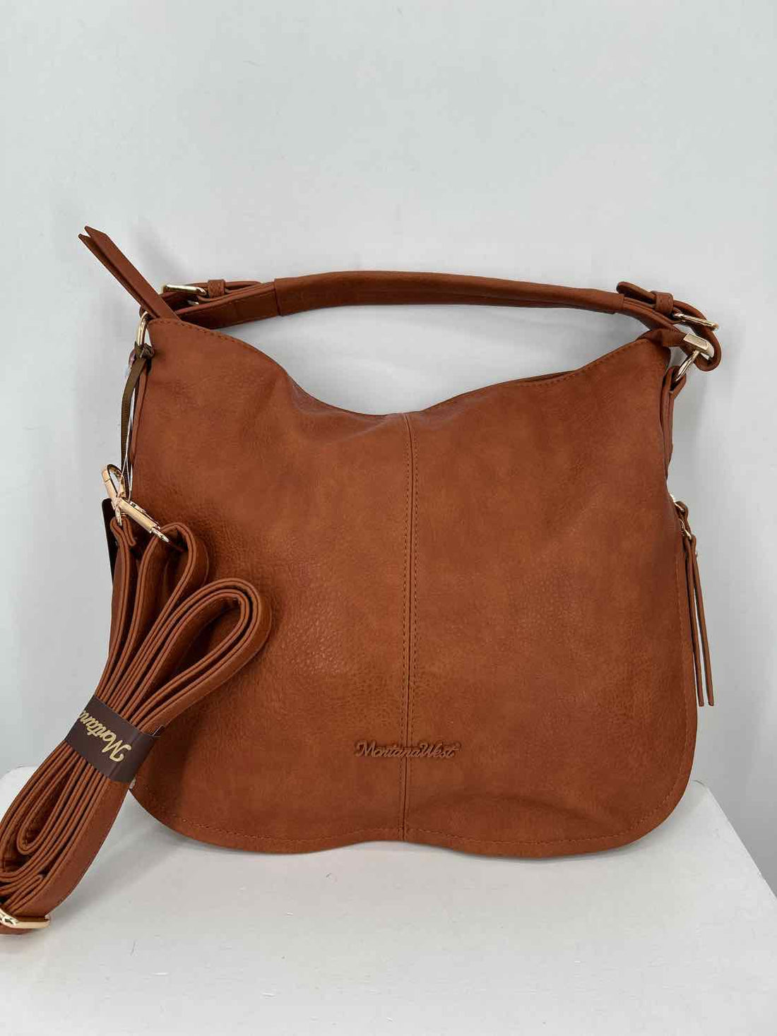 Montana West Cognac Faux Leather NWT Shoulder