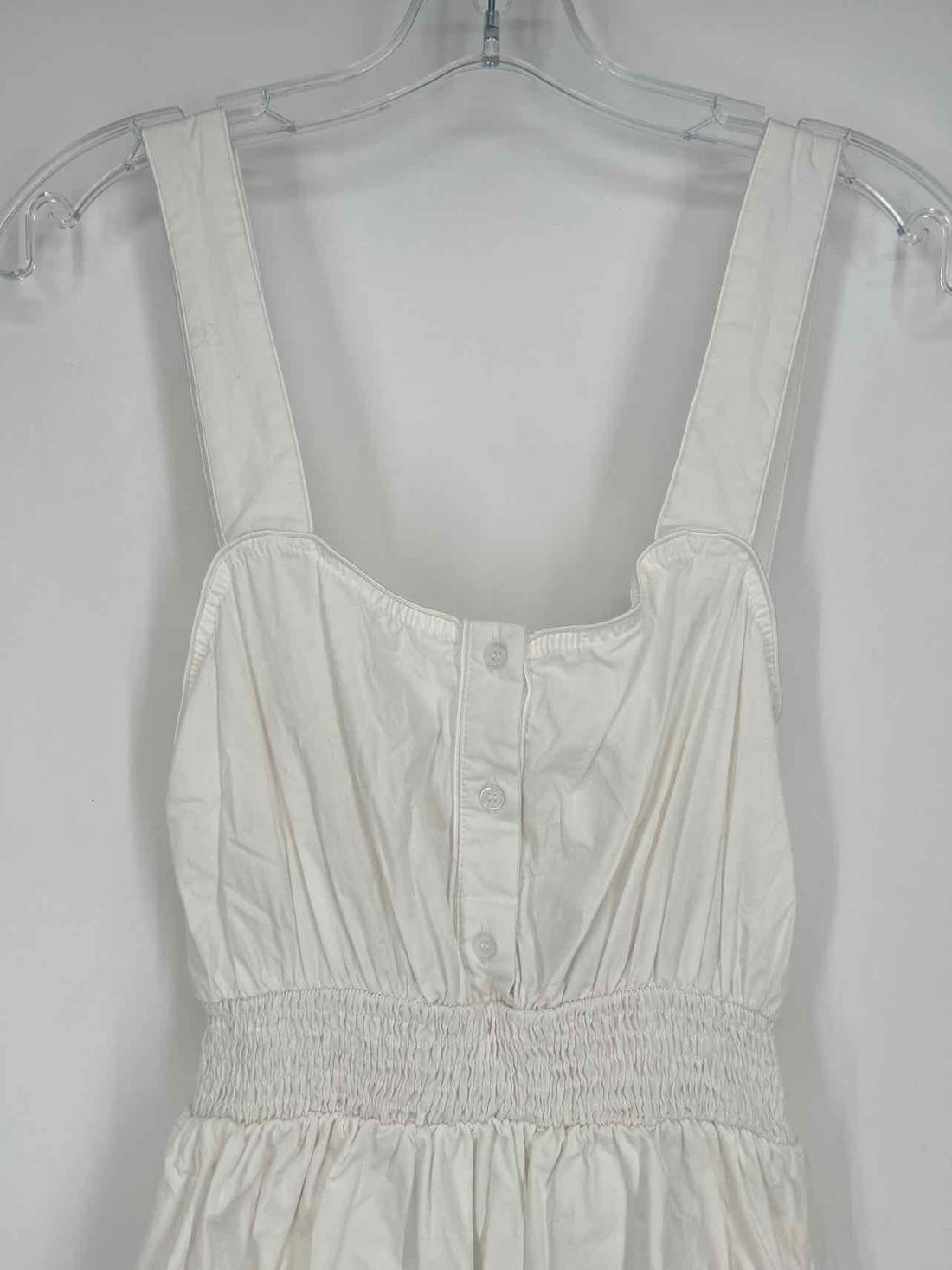 The Shirt by Rochelle Behrens Size S White Sleeveless Dress