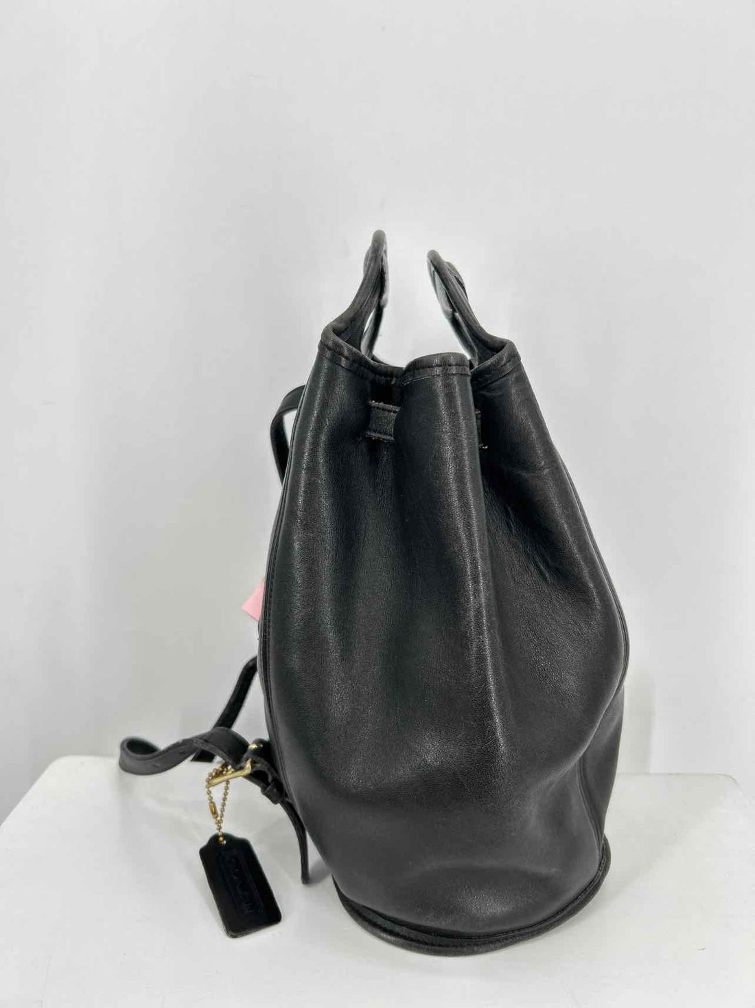 Coach Black Smooth Leather Pre Owned Backpack