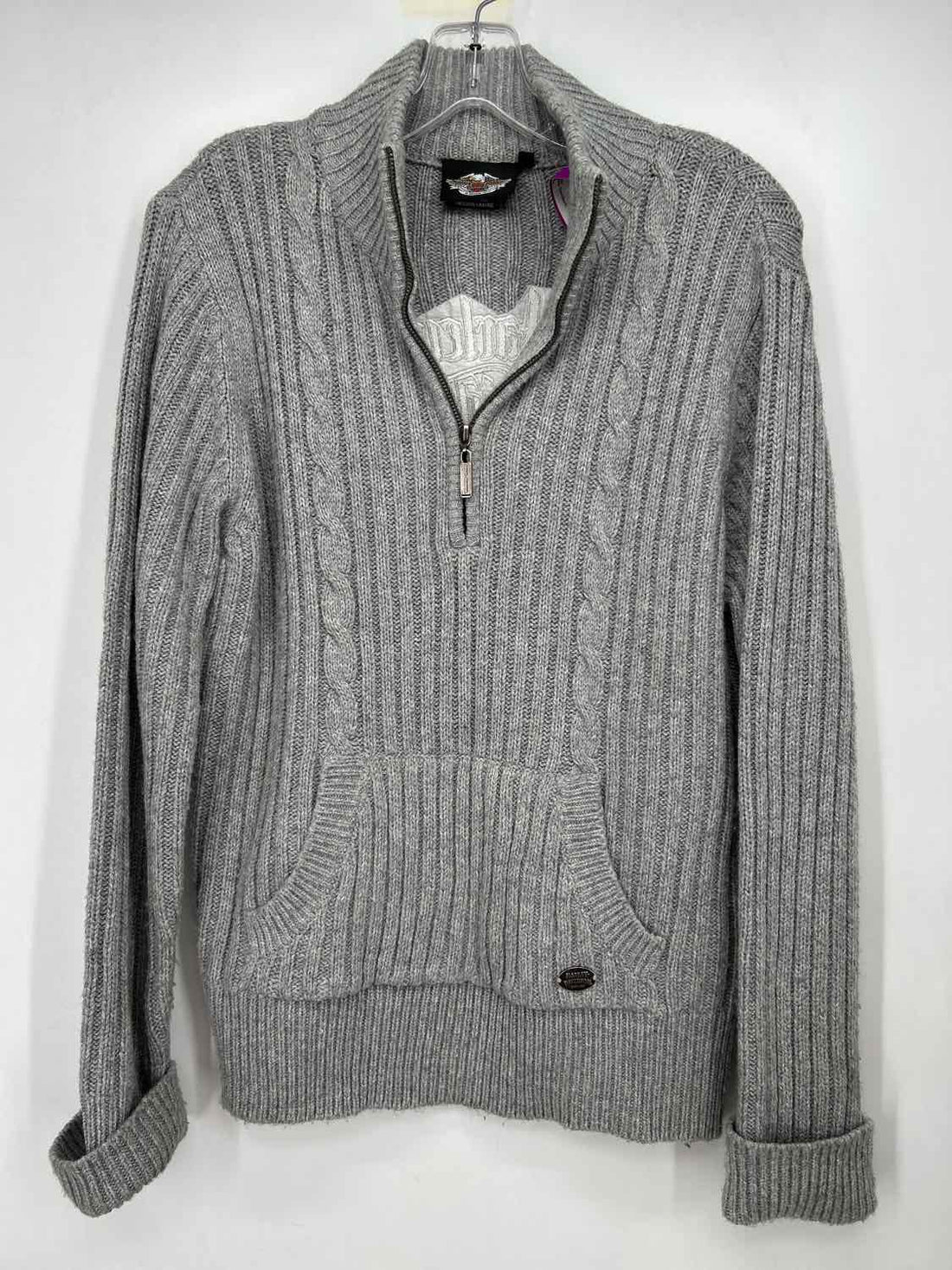 Harley Davidson Size L Gray Sweater