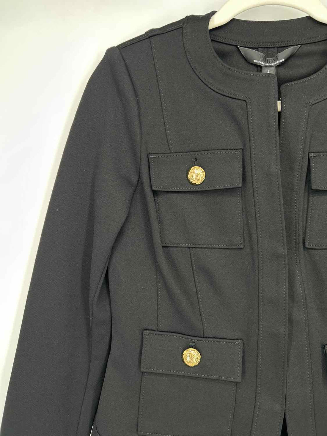 White House Black Market Size 2 Black Jacket