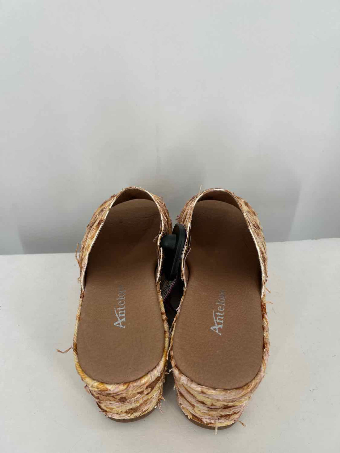 Antelope Women Size 39 (8.5-9) Yellow Print New Wedges