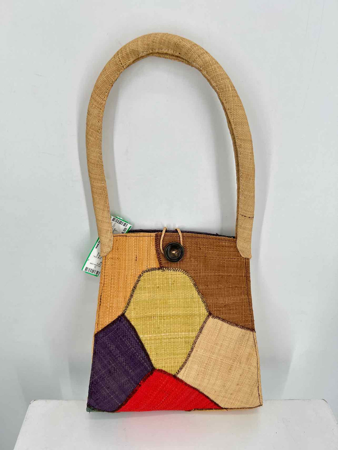 Savannah Multi Color Straw Handmade Purse
