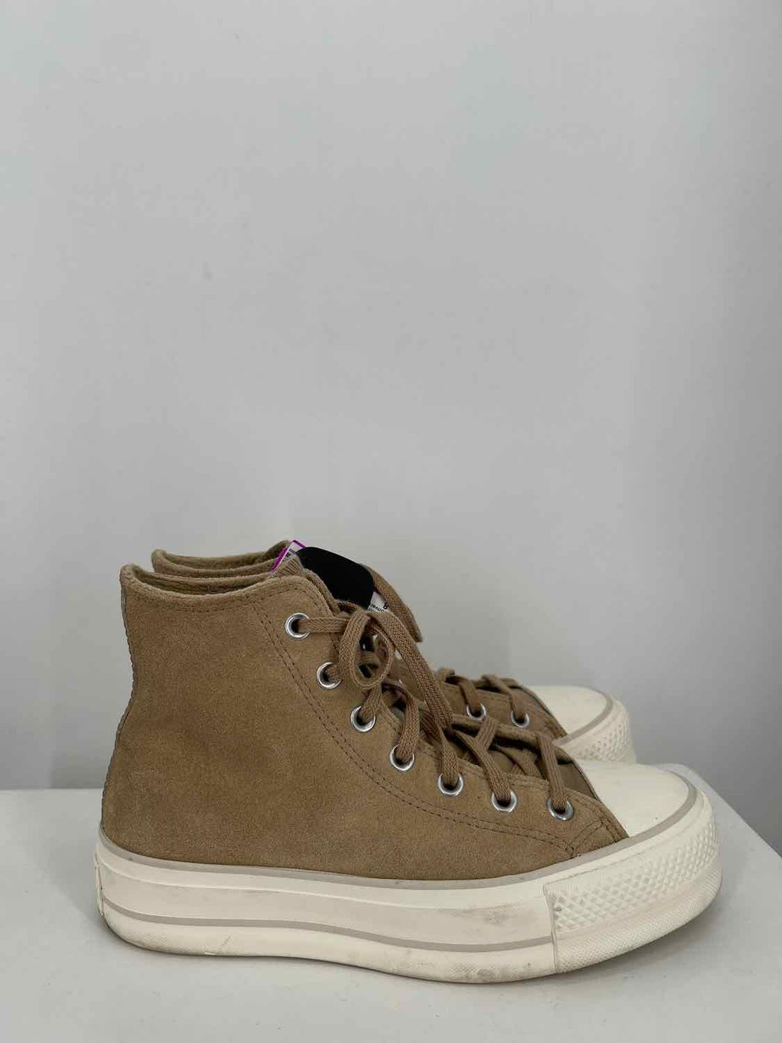 Converse Women Size 8 Taupe Suede Sneakers