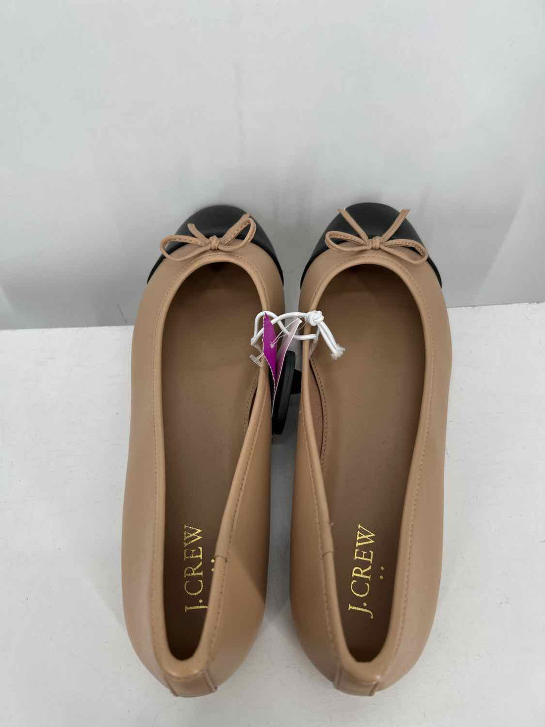 J Crew Women Size 10 Tan & Black NWT Flats