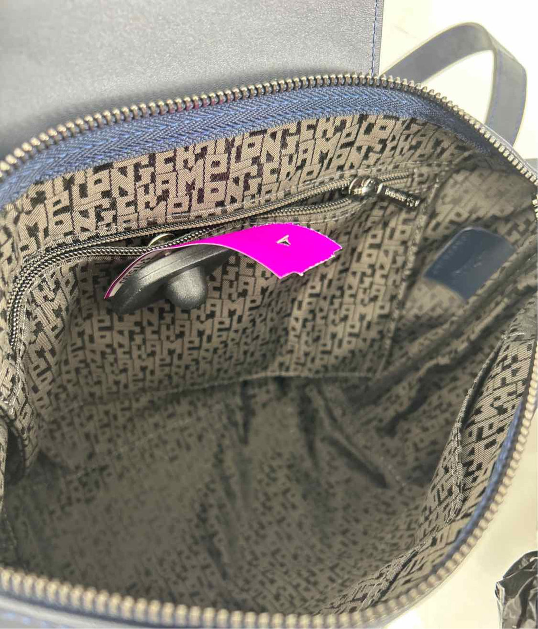 LongChamp Navy Leather New WO Tags Backpack