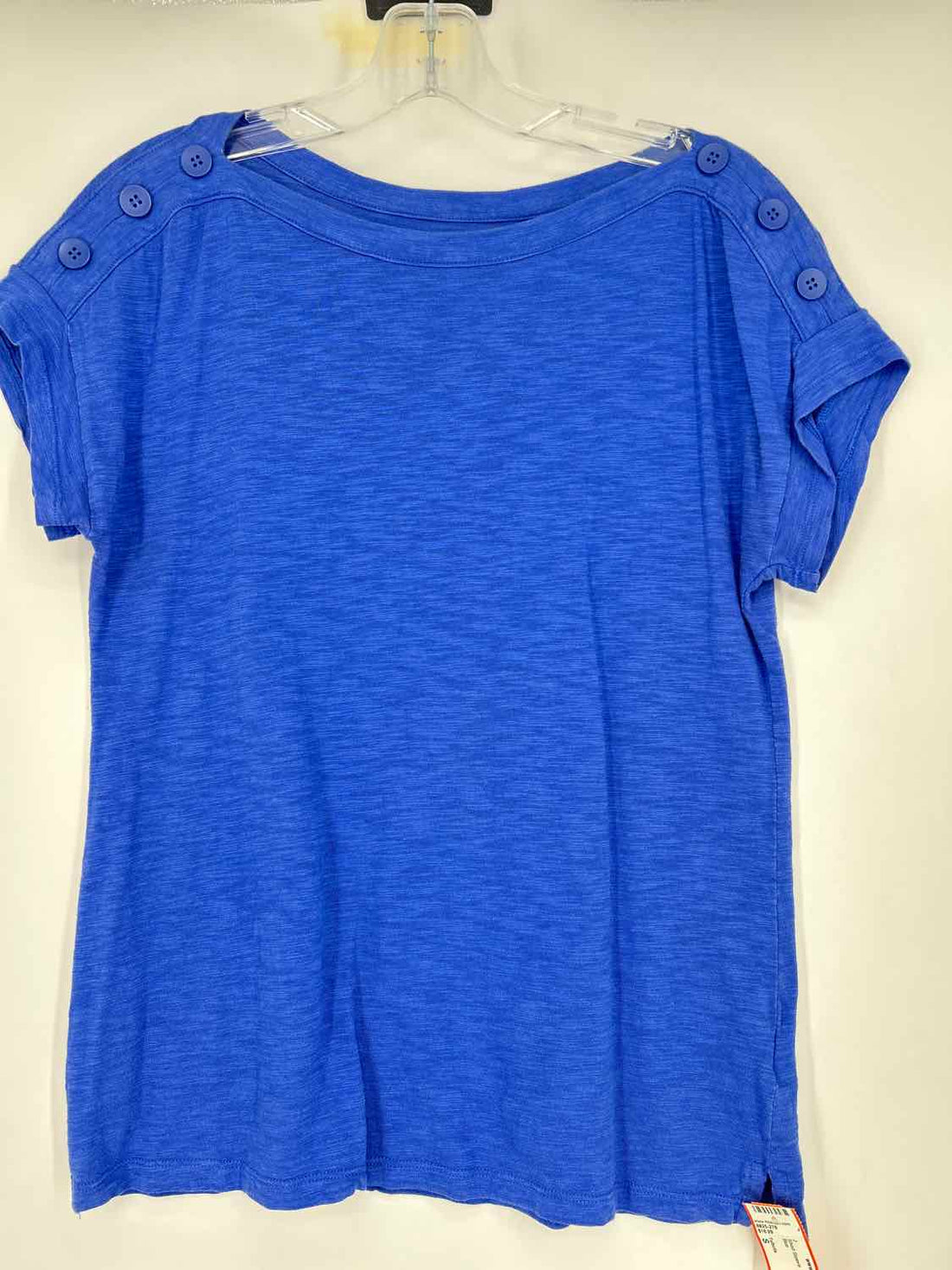 Talbots Size S Blue Short Sleeve