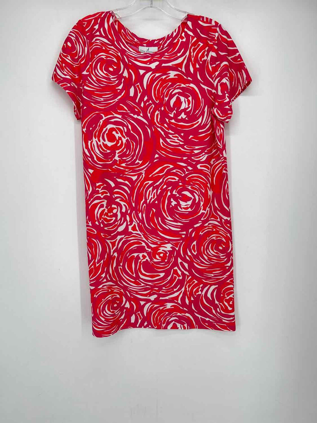 Jude Connally Size S Red & Pink Print Dress