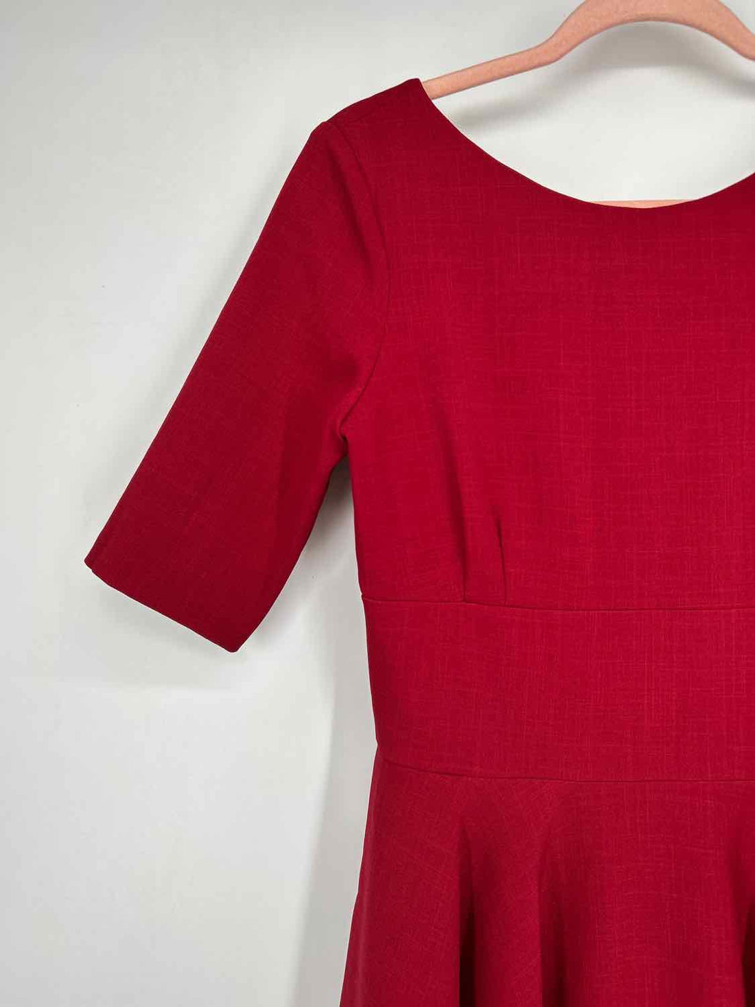 The Pretty Dress Company Size 8 Dark Red Short Sleeve Dress