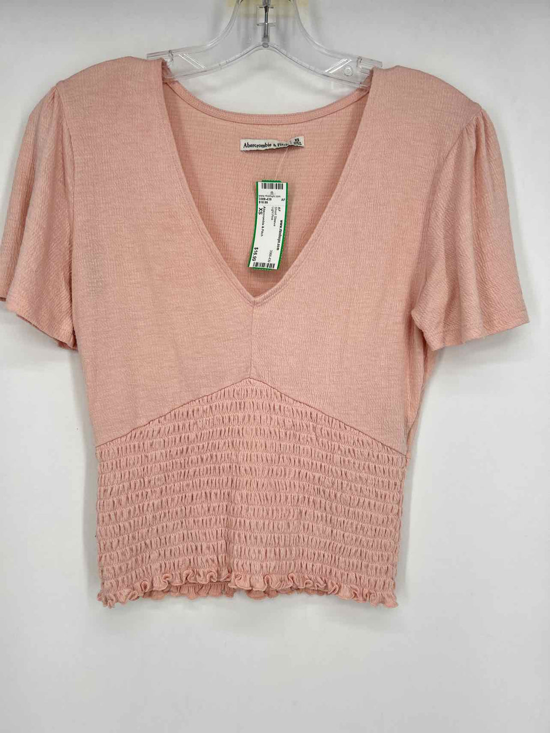 Abercrombie & Fitch Size XS Light Pink Short Sleeve