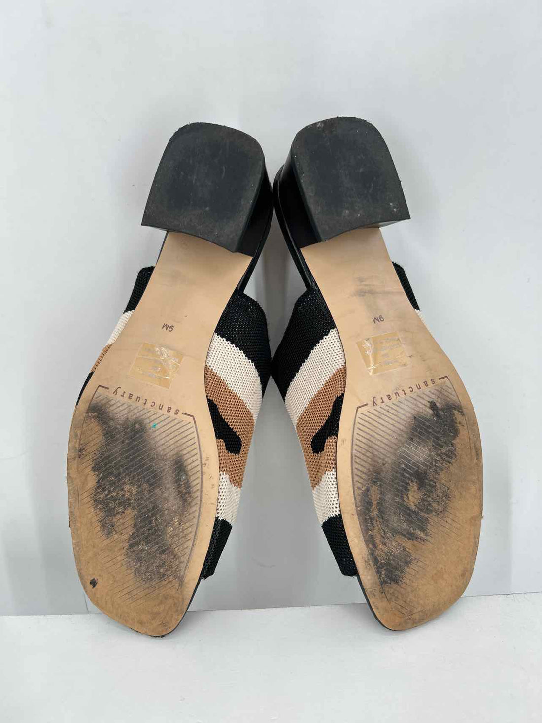 Sanctuary Women Size 9 Black & Beige Sandals
