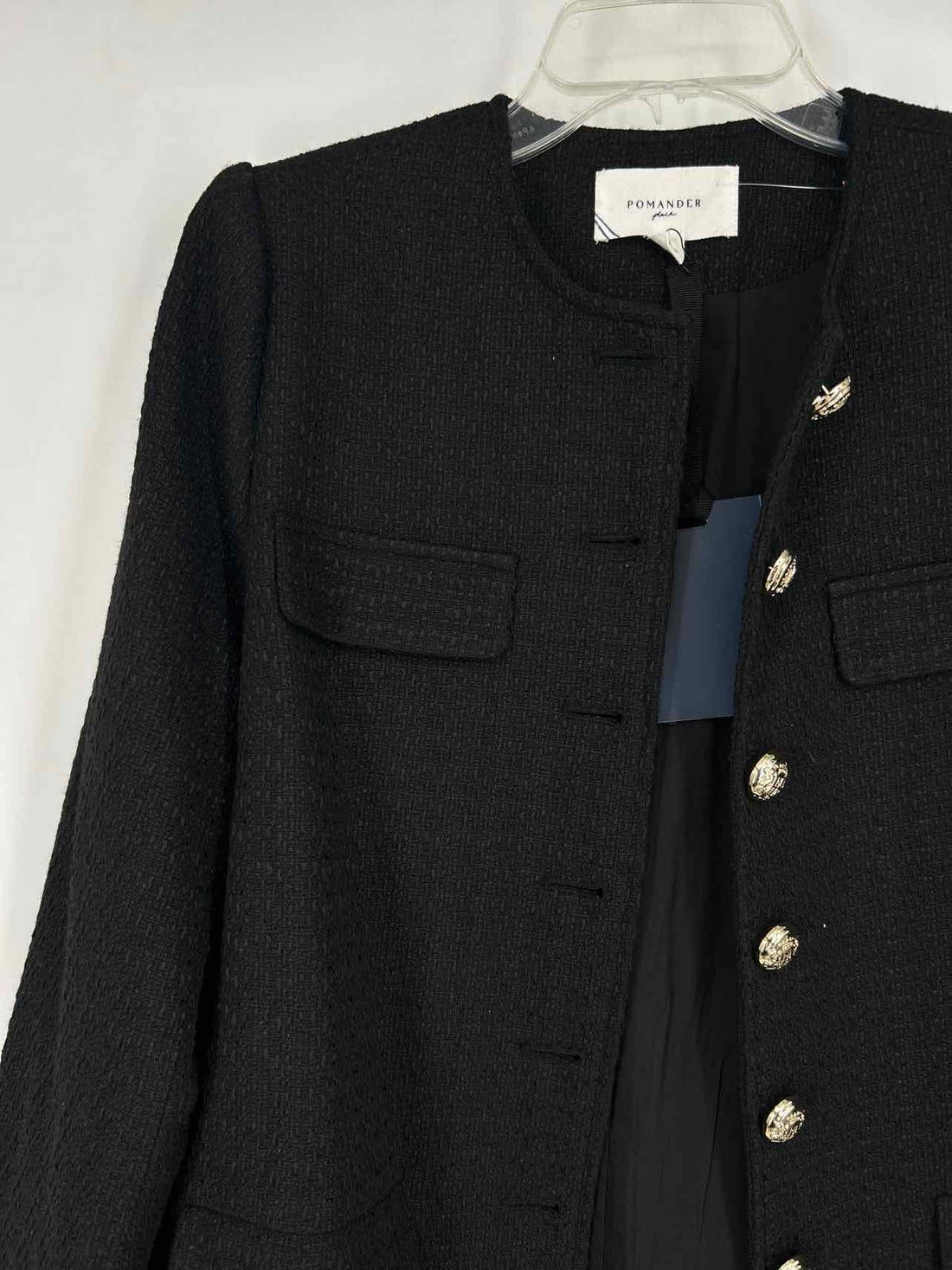 Pomander Place Size M Black NWT Blazer