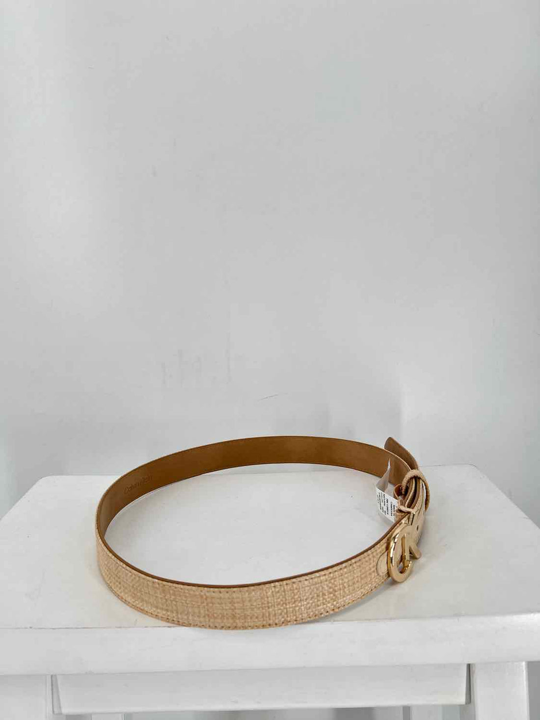 Calvin Klein Size M Raffia Natural NWT Belts
