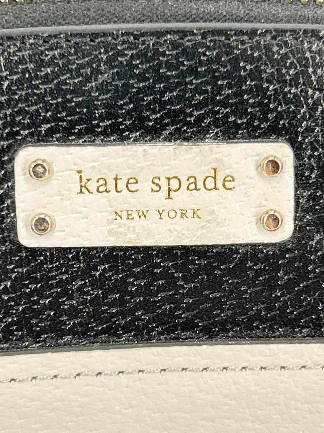 Kate Spade Black & White Leather NWT Crossbody