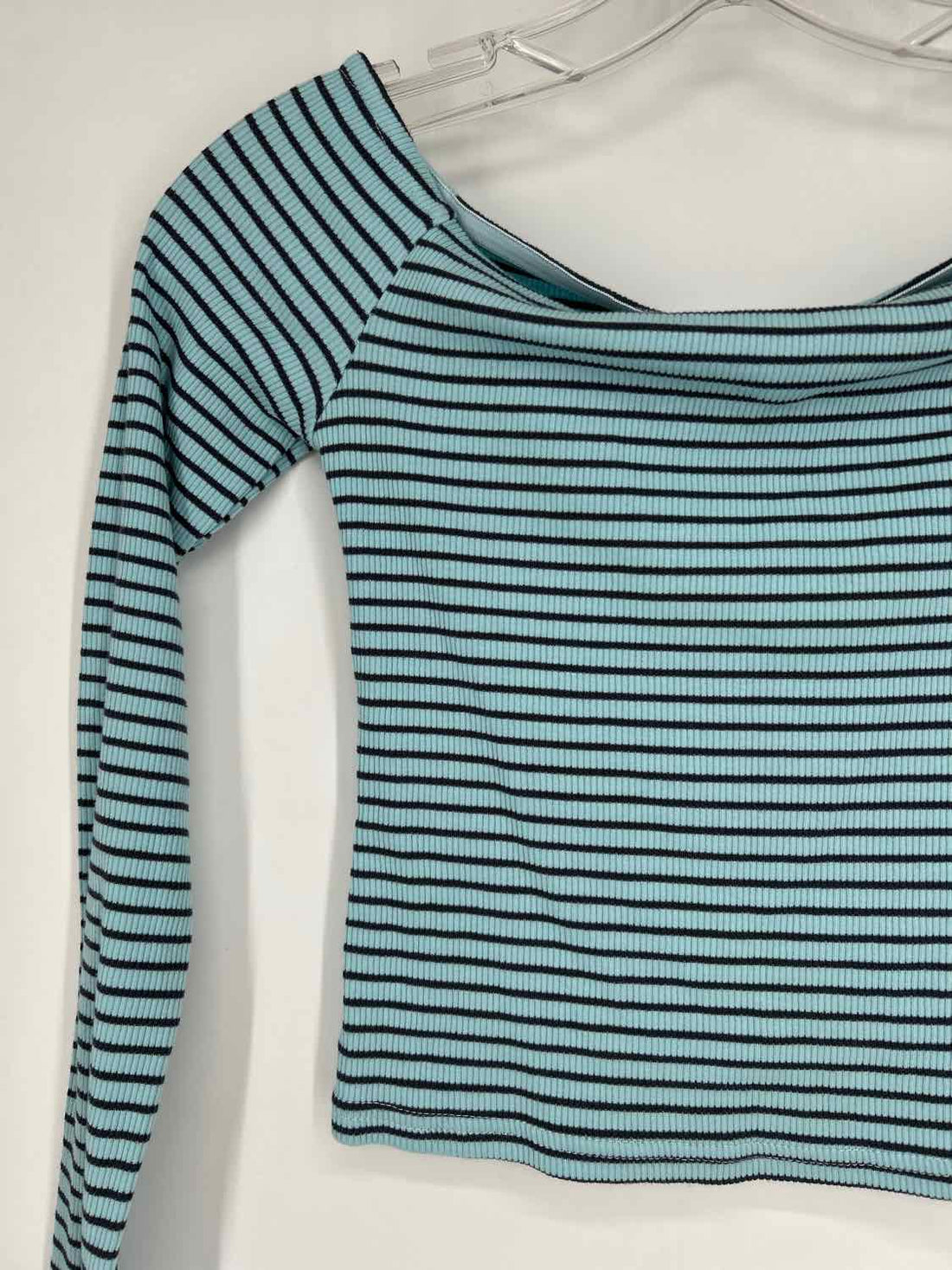 Edikted Size XS Light Blue Stripe NWT Long Sleeve