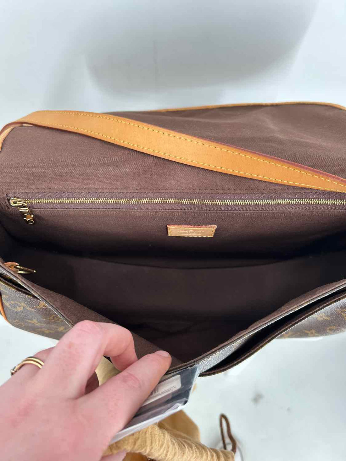 Louis Vuitton Menilmontant MM Brown Monogram Crossbody