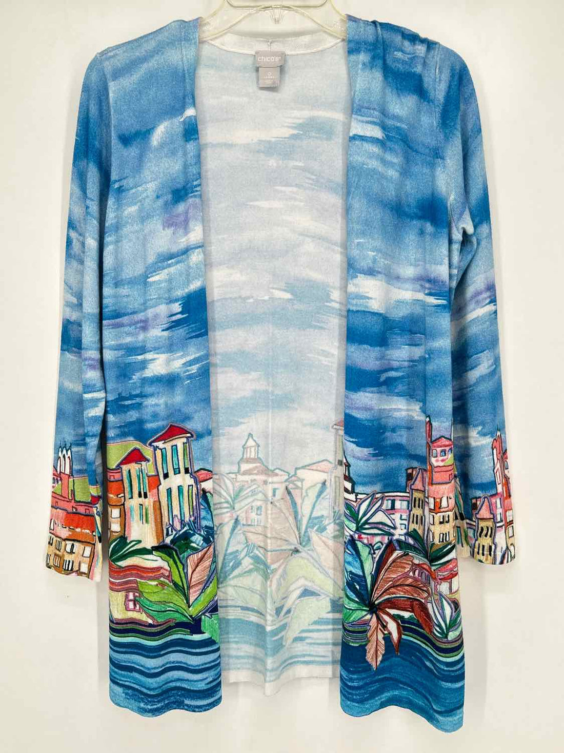 Chicos Size 0 Blue Print Multi-Piece Set