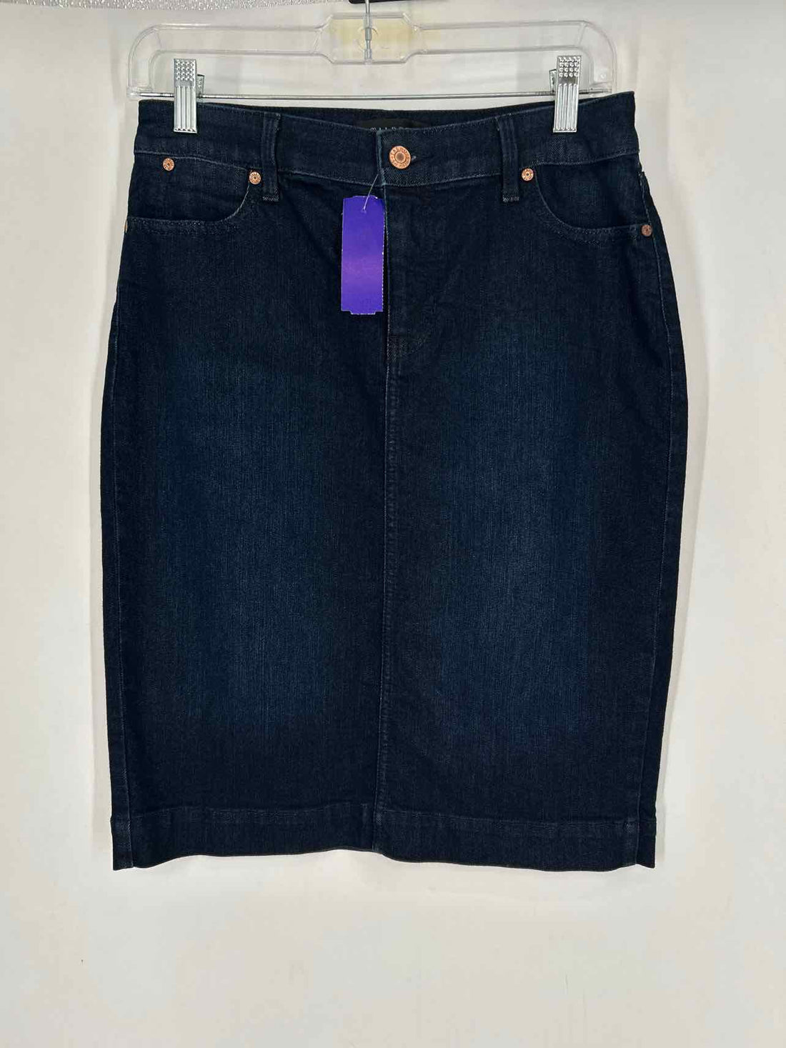 Talbots Size 4P Dark Wash Denim Skirts