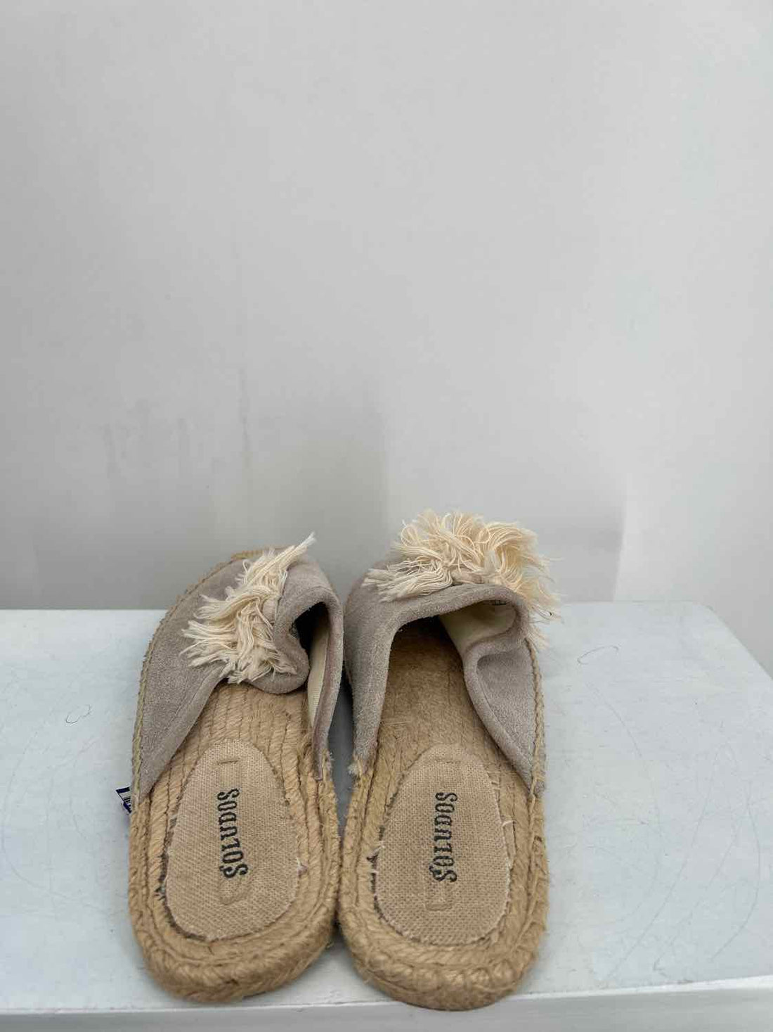 Soludos Women Size 8 Light Gray Mules