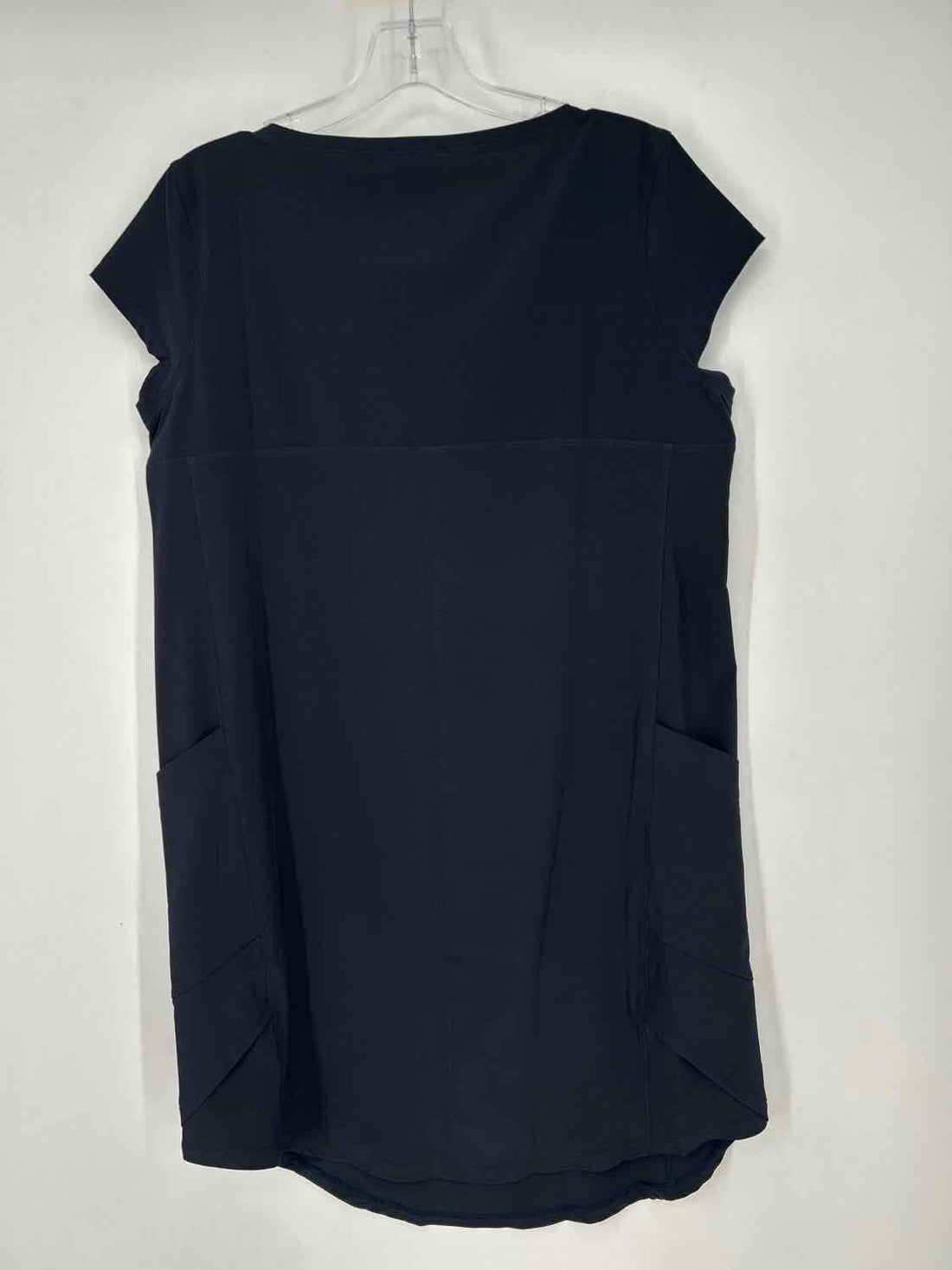 T By Talbots Size SP Navy Short Sleeve Dress