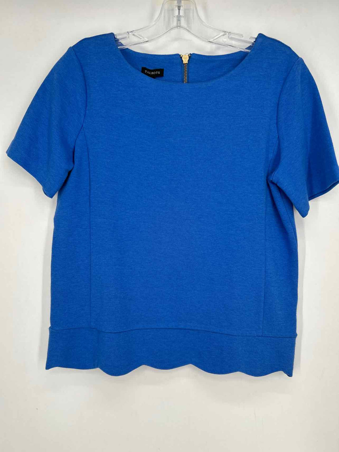 Talbots Size S Blue Short Sleeve