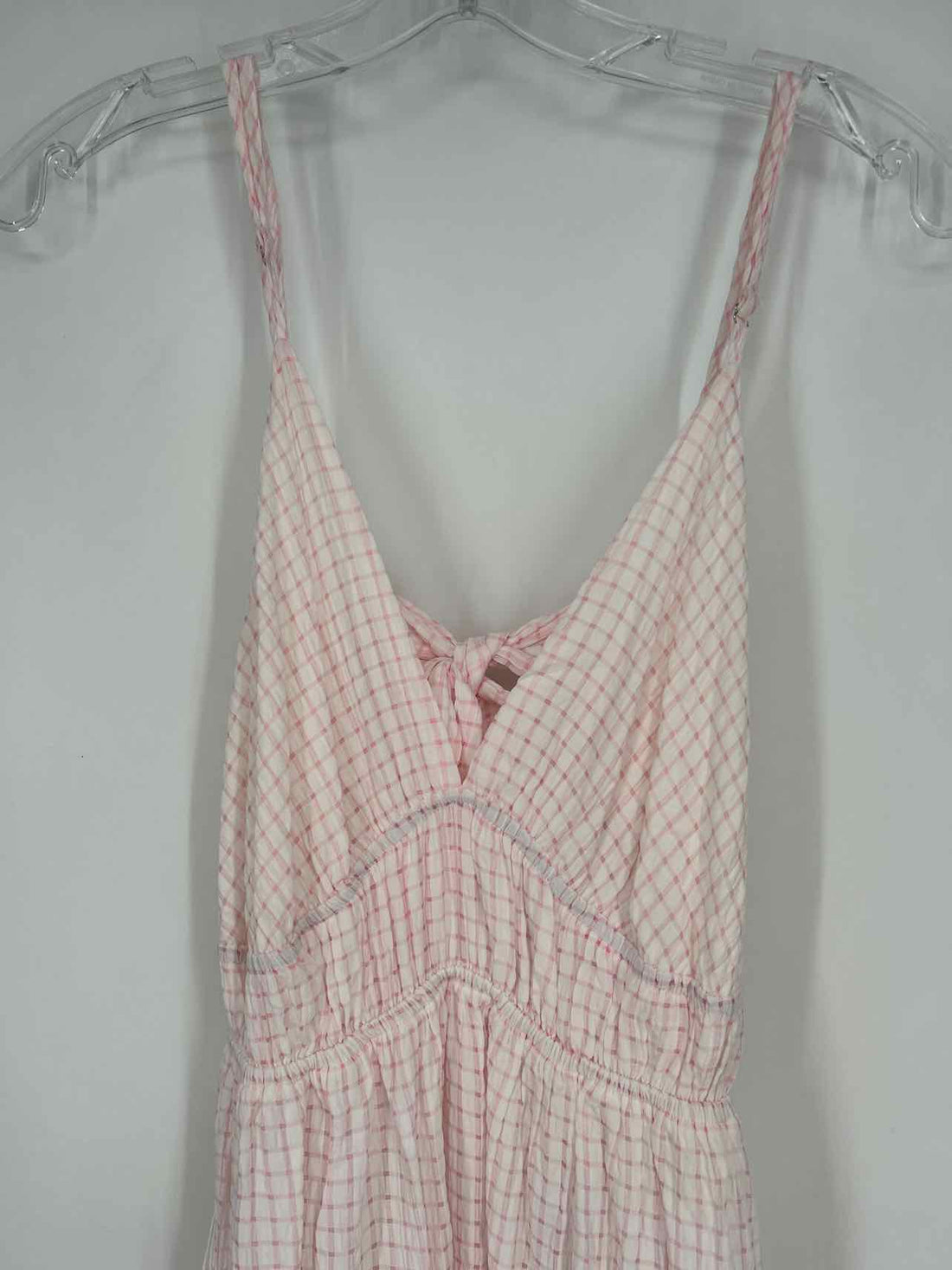 Meet Me In Santorini Size L Pink & White NWT Dress