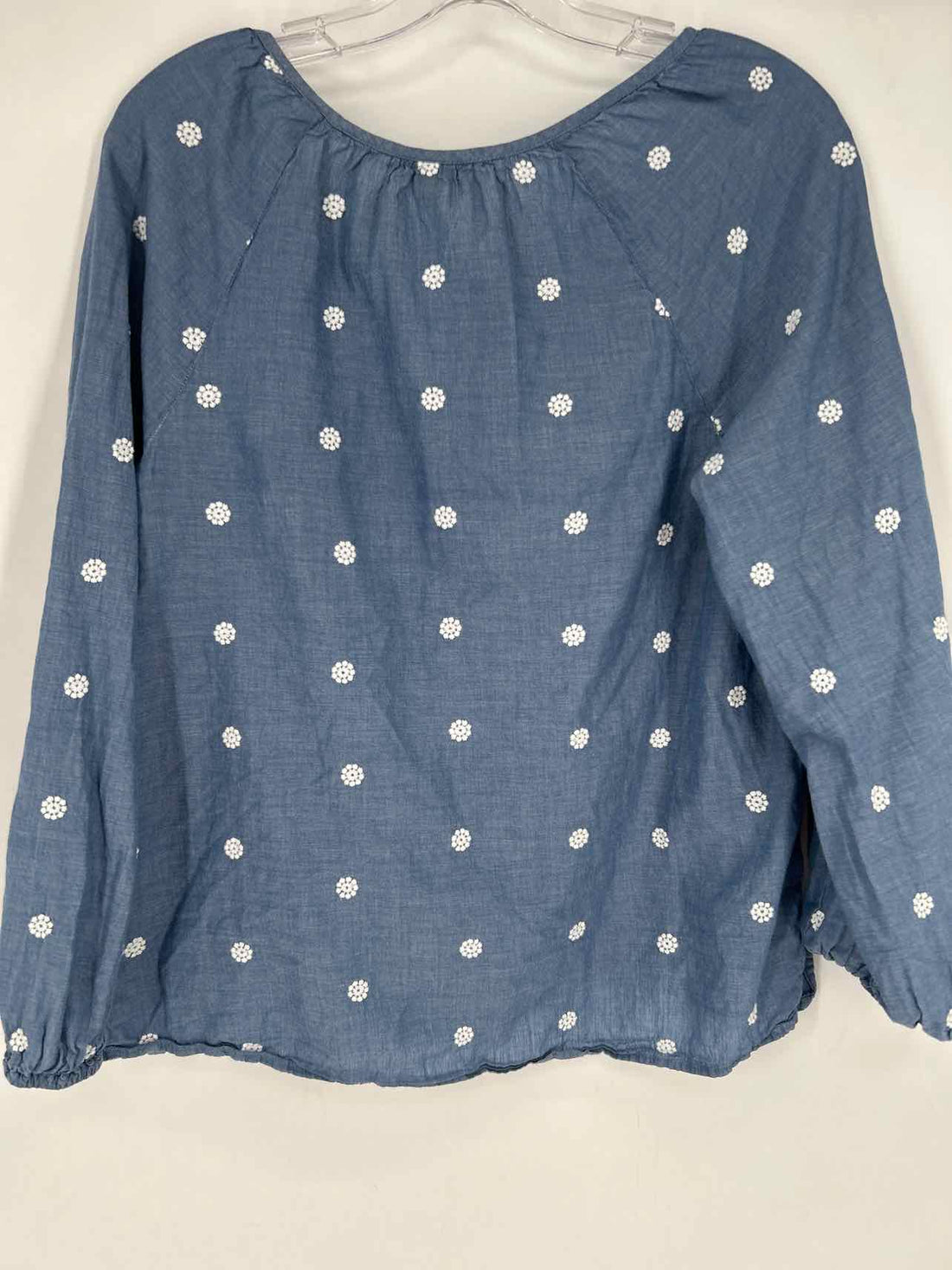 Talbots Size M Blue Long Sleeve