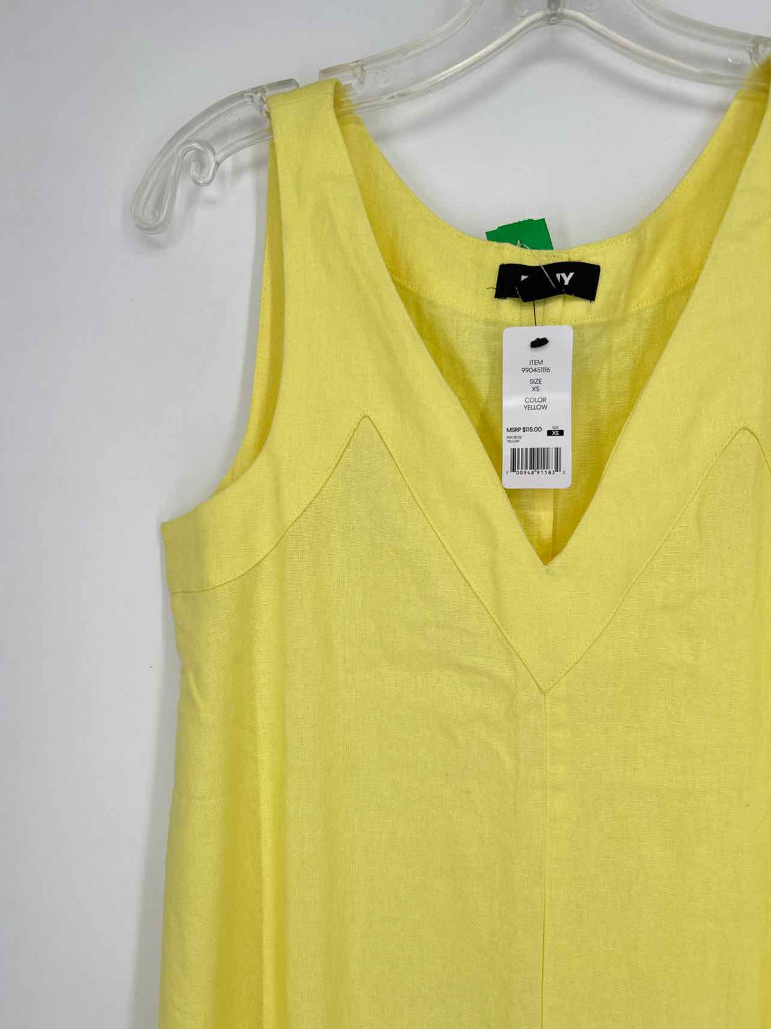 DKNY Size XS Yellow NWT Dress