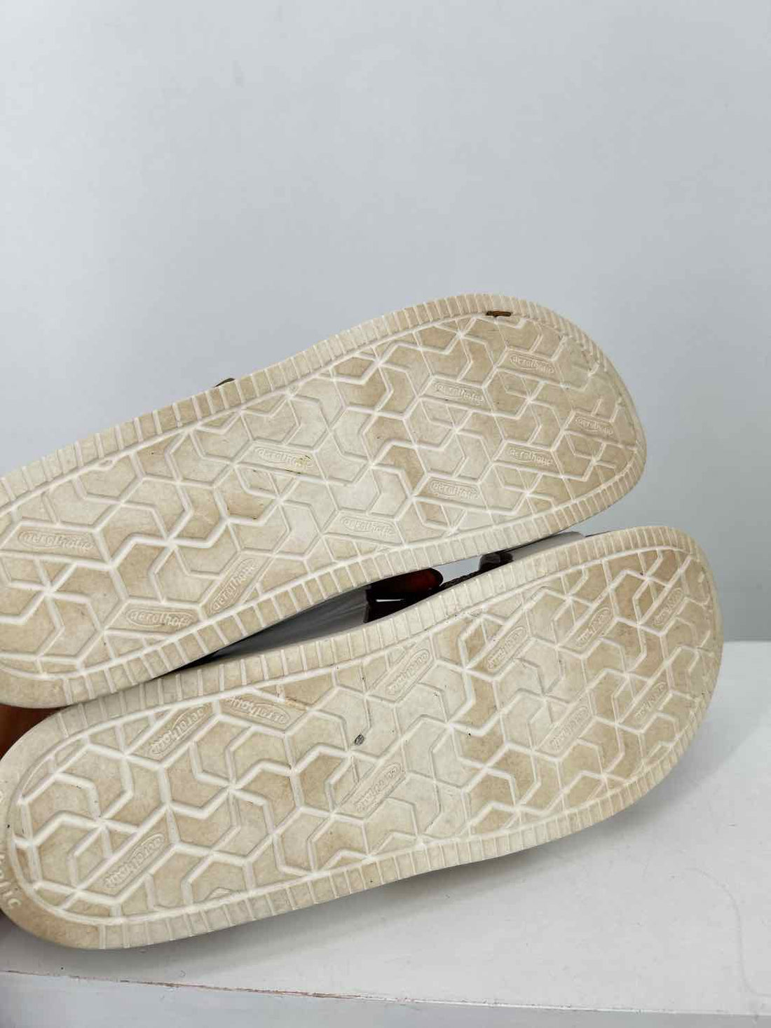 Aerothotic Women Size 41(10) White Sandals