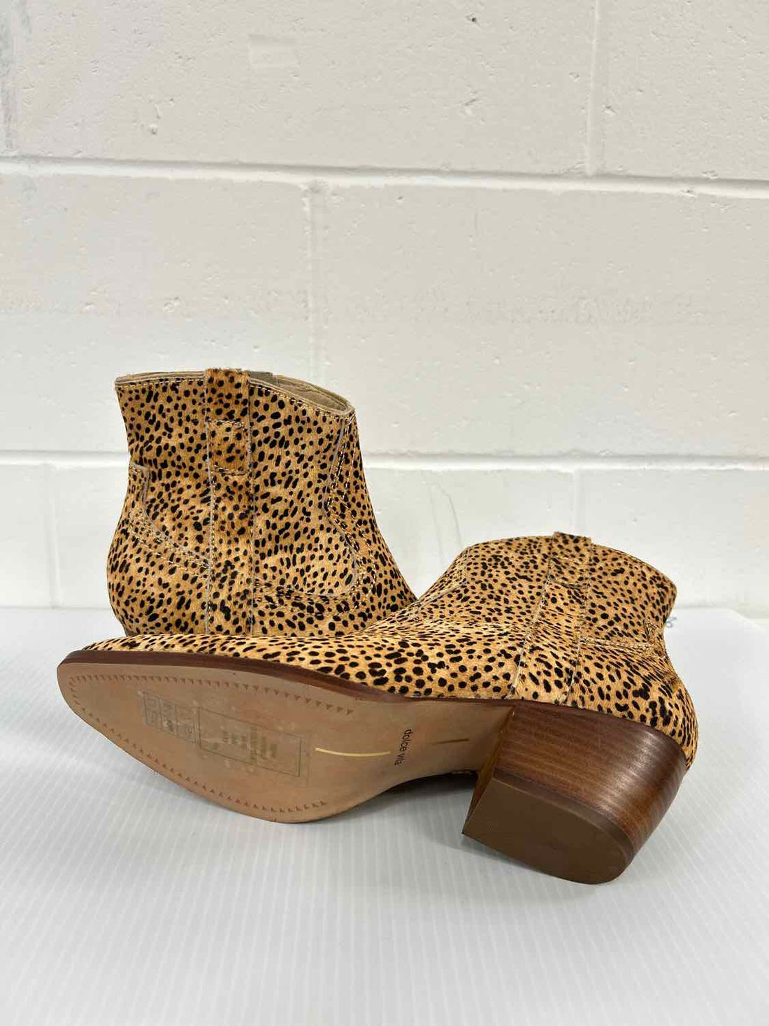 Dolce Vita Silma Women Size 9.5 Cheetah New Calf Hair & Leather Ankle Boot