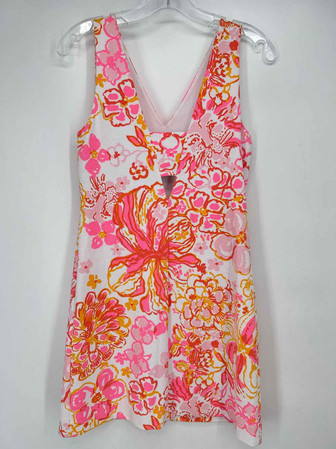 Lilly Pulitzer S Pink & Orange Floral Lilly Pulitzer Dress