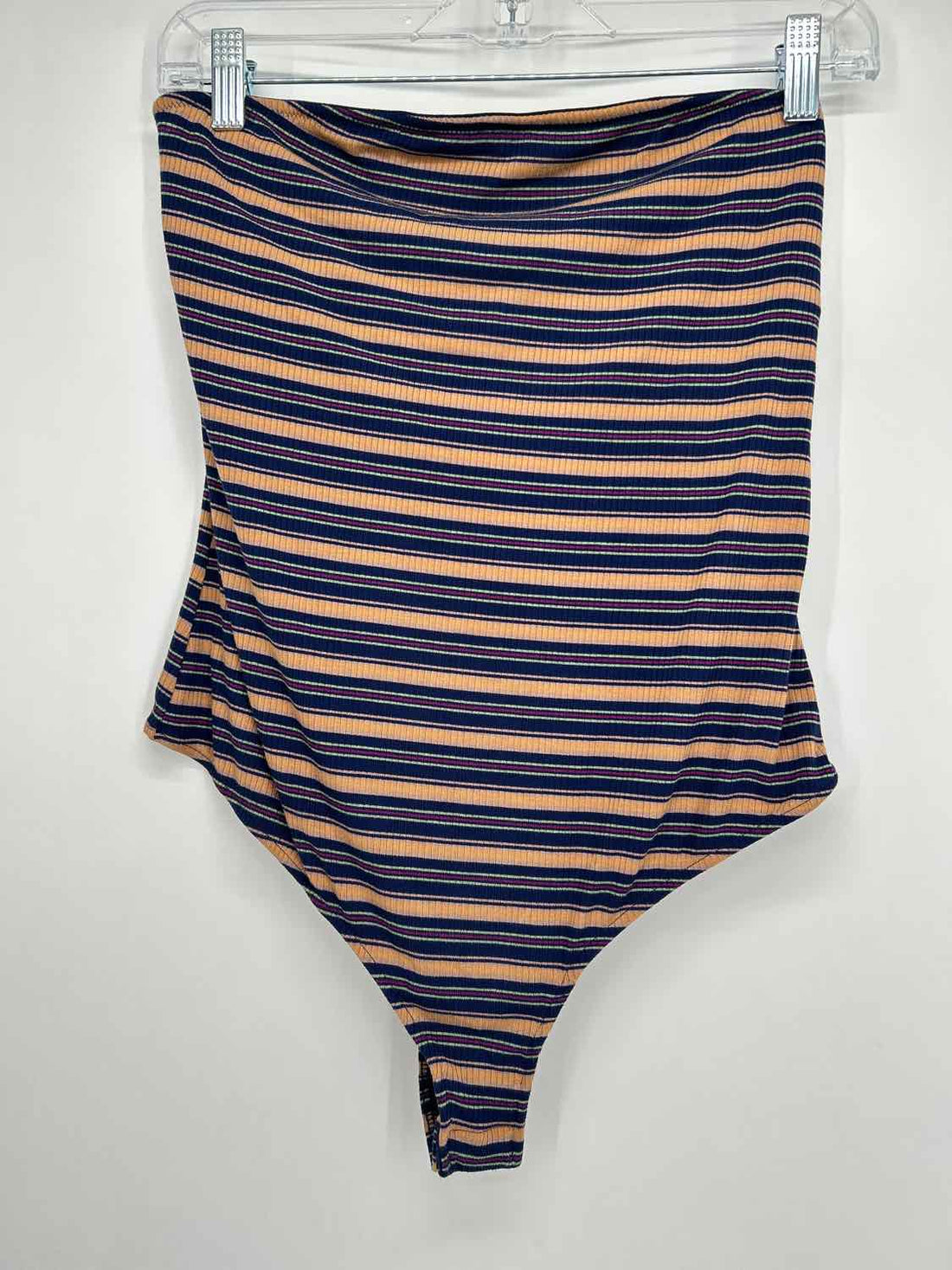 Intimately FP Size L Navy Striped NWT Bodysuit