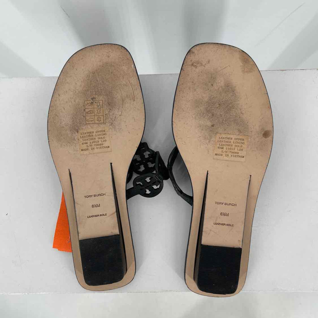 Tory Burch Women Size 6.5 Black Sandals