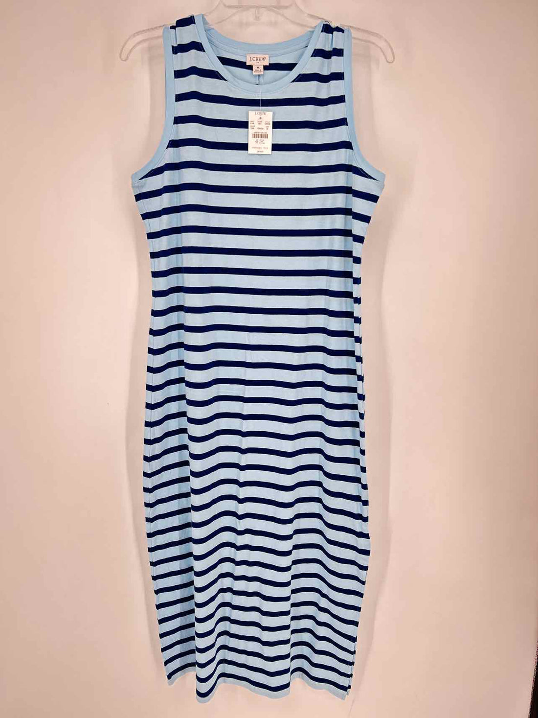 J Crew Size M Blue & navy Stripe NWT Dress
