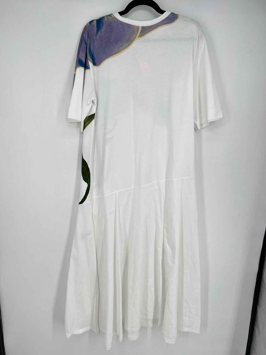 Farm for Anthropologie Size S White Floral Short Sleeve Maxi