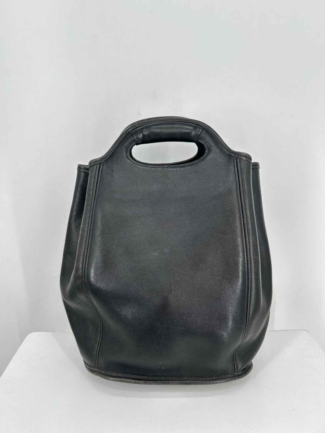 Coach Black Smooth Leather Pre Owned Backpack