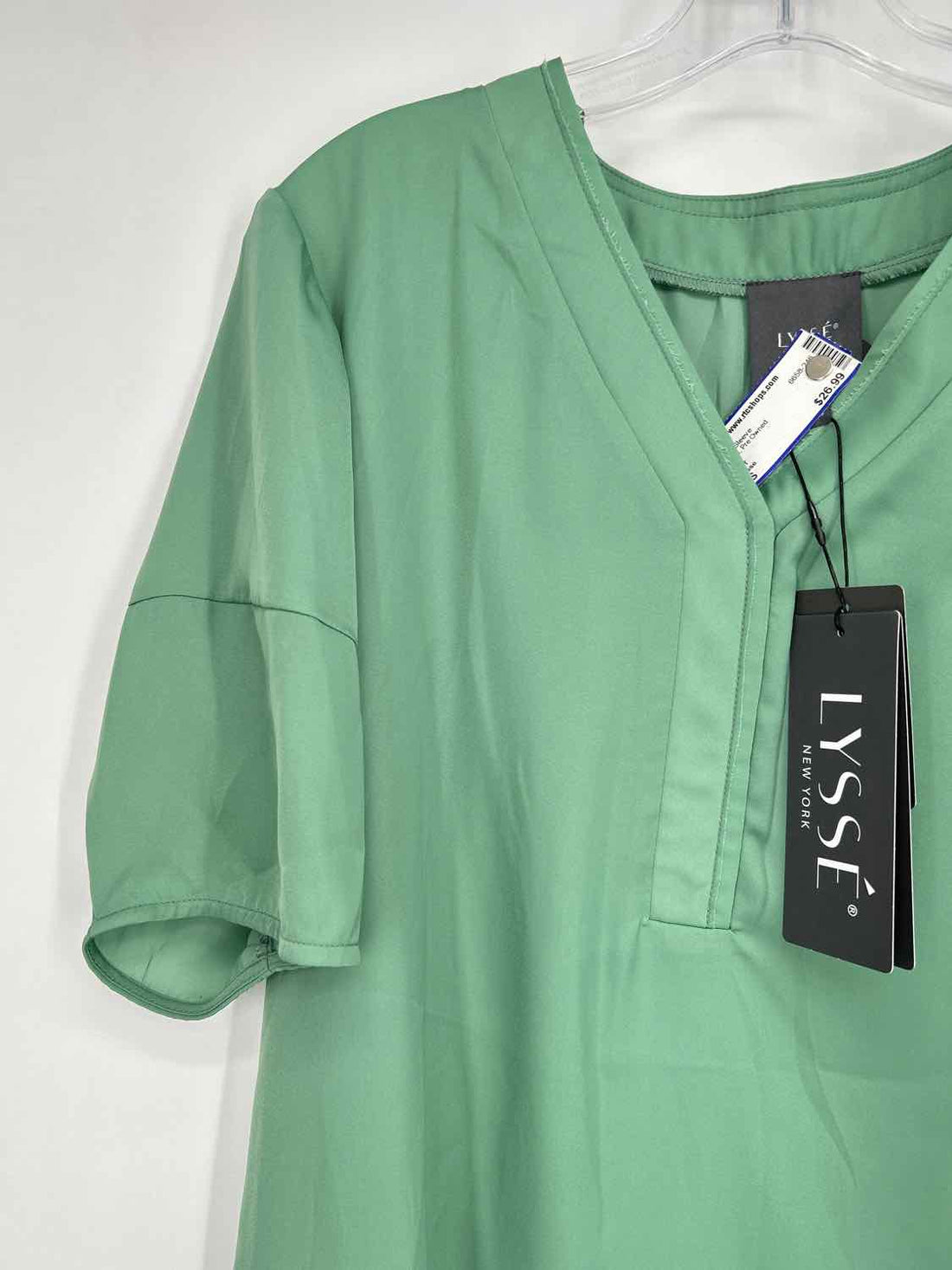 Lysse Size S Green Short Sleeve