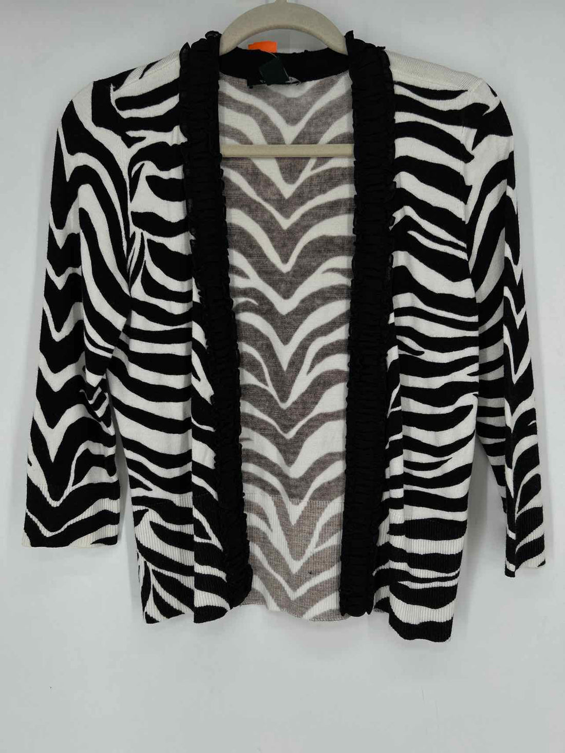 White House Black Market Size M Zebra Cardigan