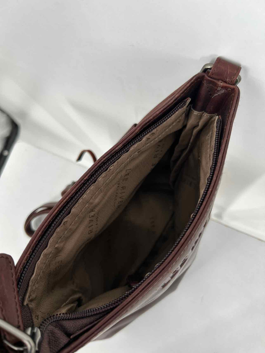 Lee River Brown Leather NWT Crossbody