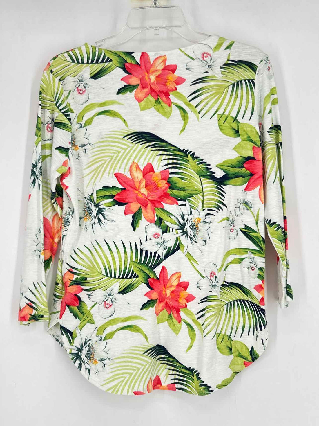 Tommy Bahama Size SP White Floral Long Sleeve