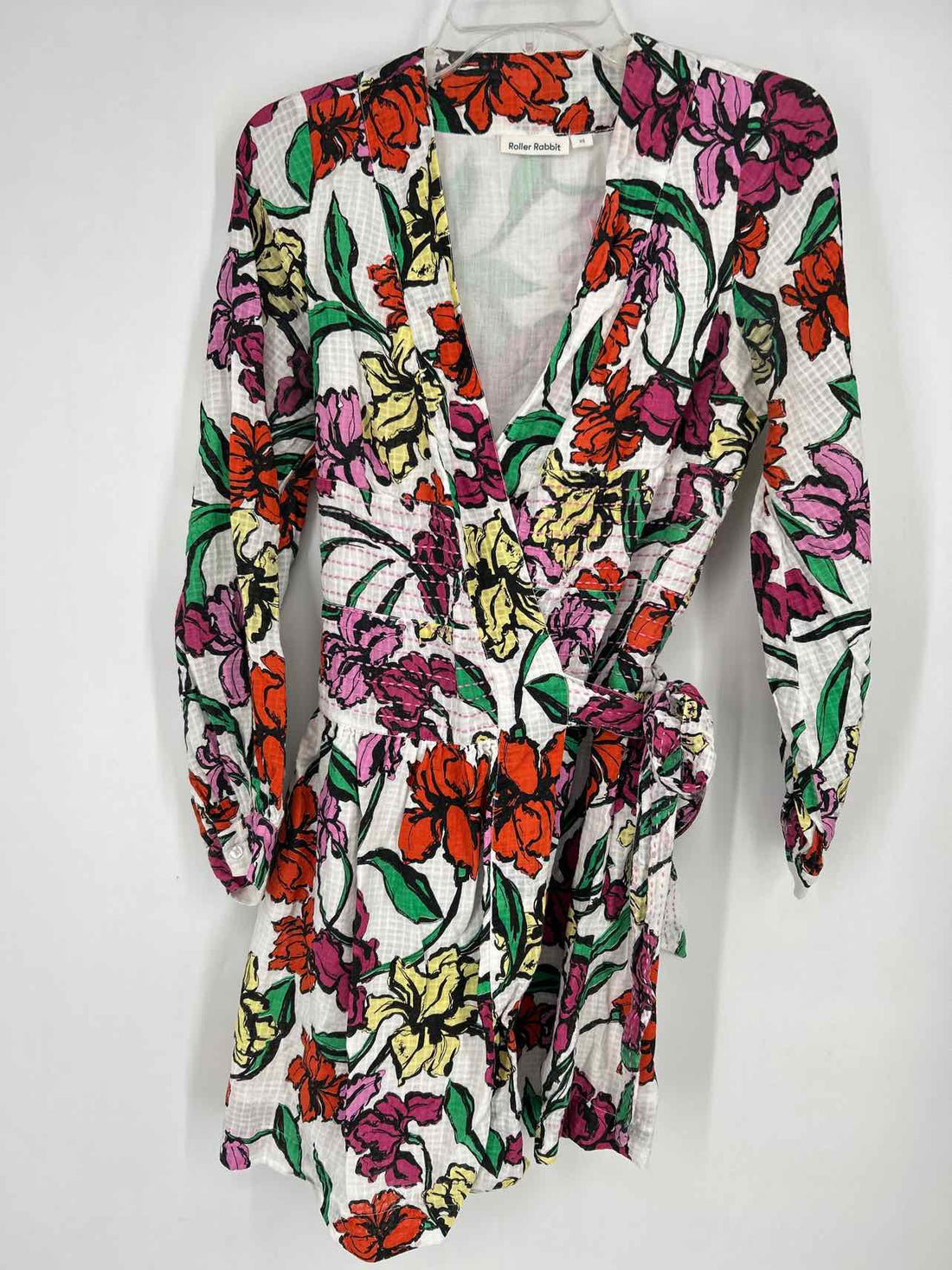 Roller Rabbit Size XS White Floral Dress