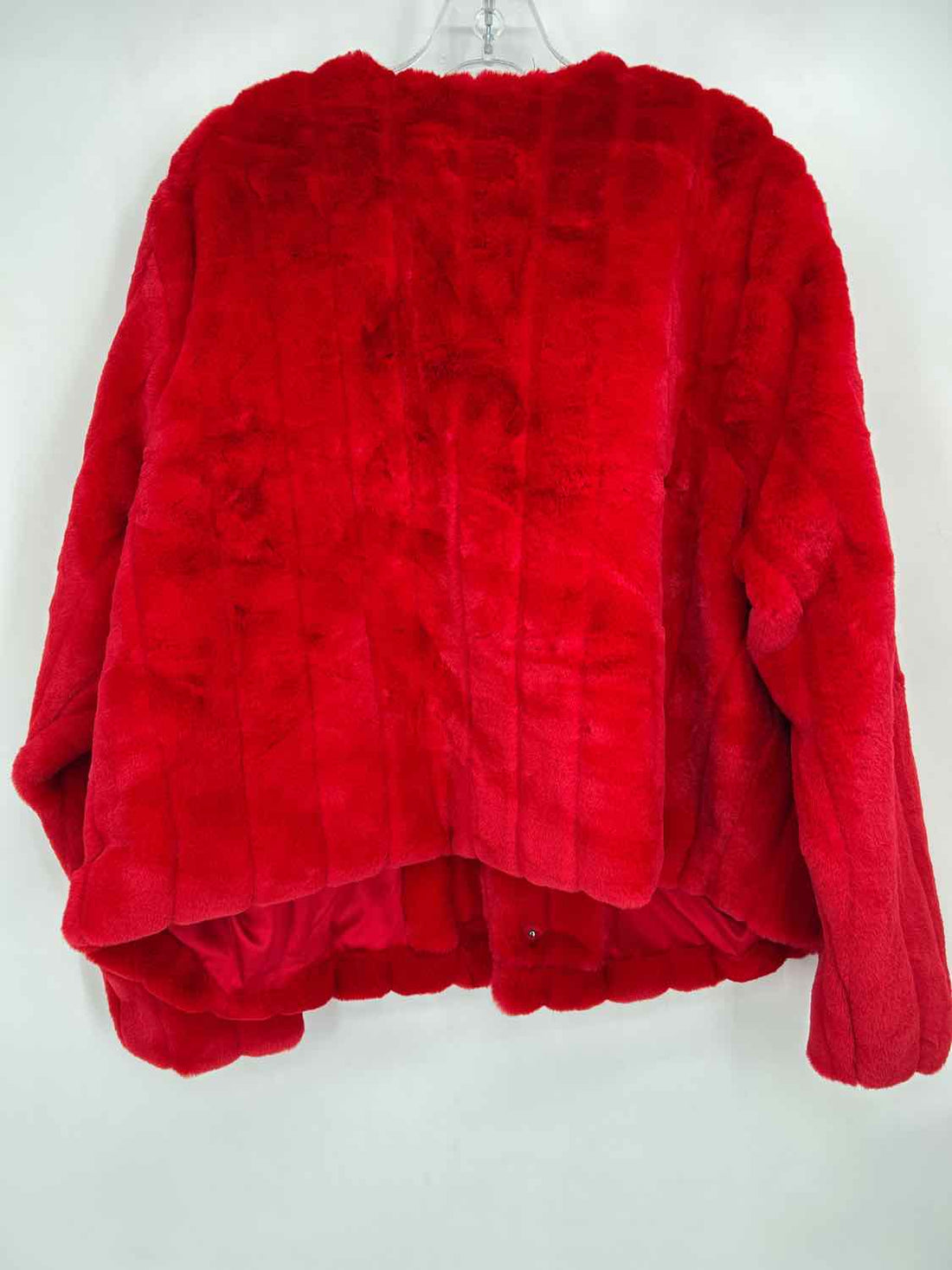 Torrid Size 2 (18/20) Red Faux Fur NWT Coat
