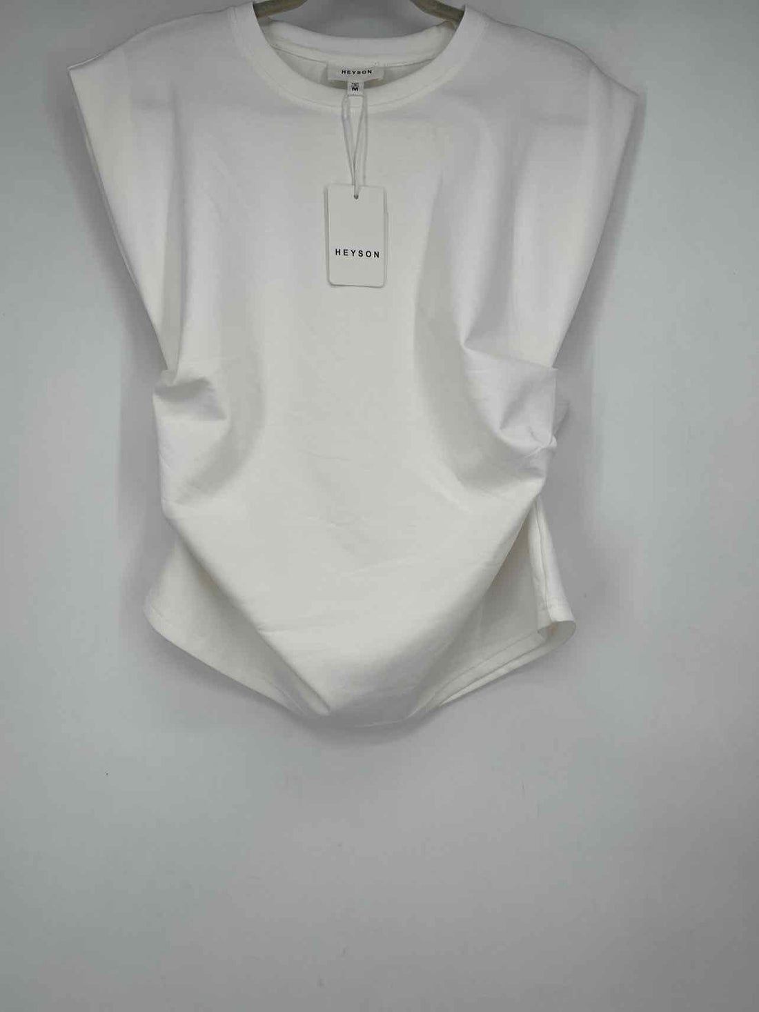 Heyson Size M White NWT Short Sleeve